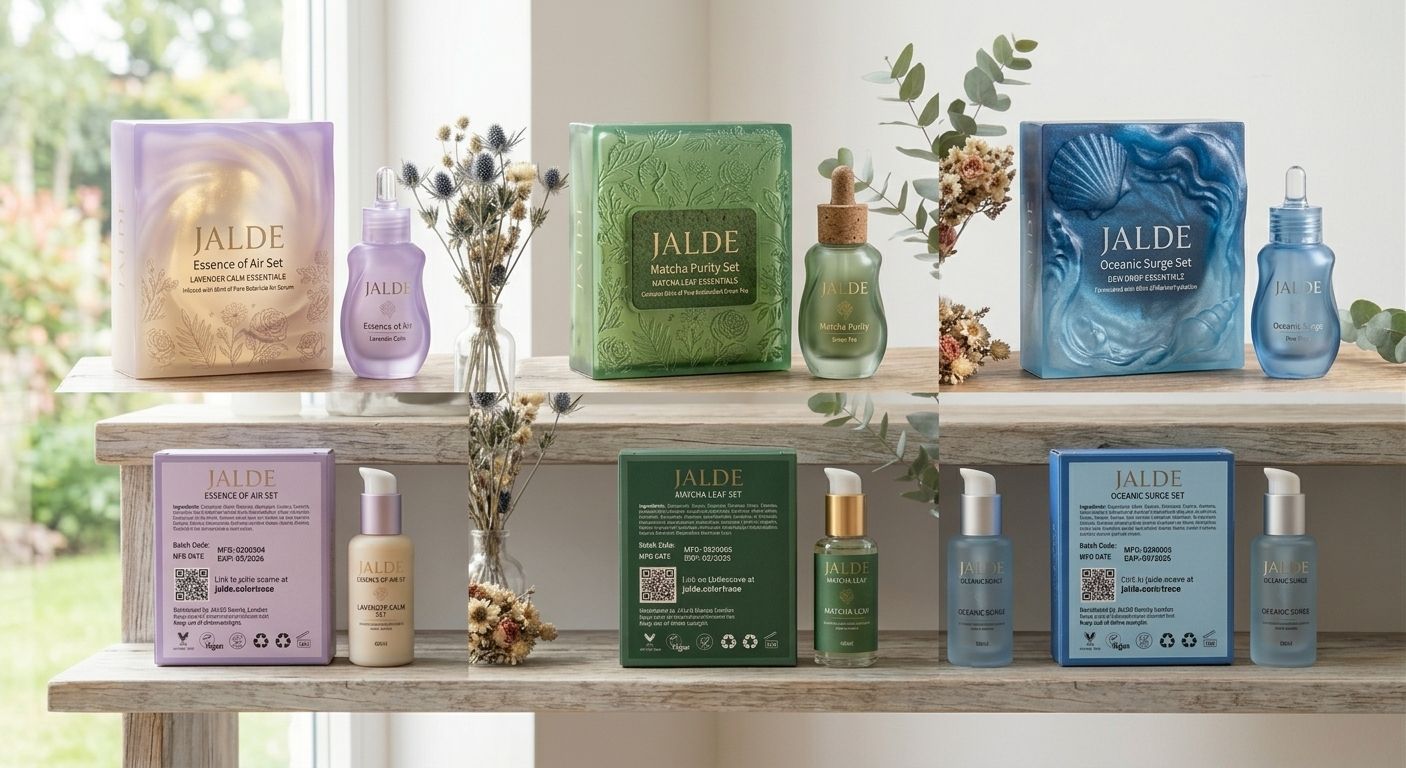 JALDE signature sets – Essence of Air, Matcha Purity and Oceanic Surge